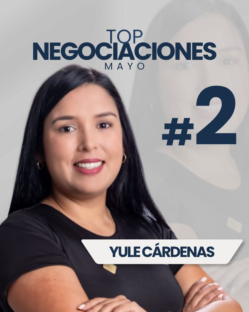 Top Negociaciones puesto #2 - Mayo