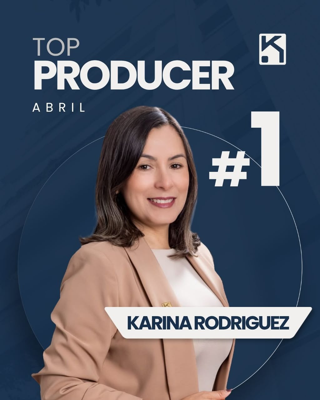Top Producer puesto #1 - Abril